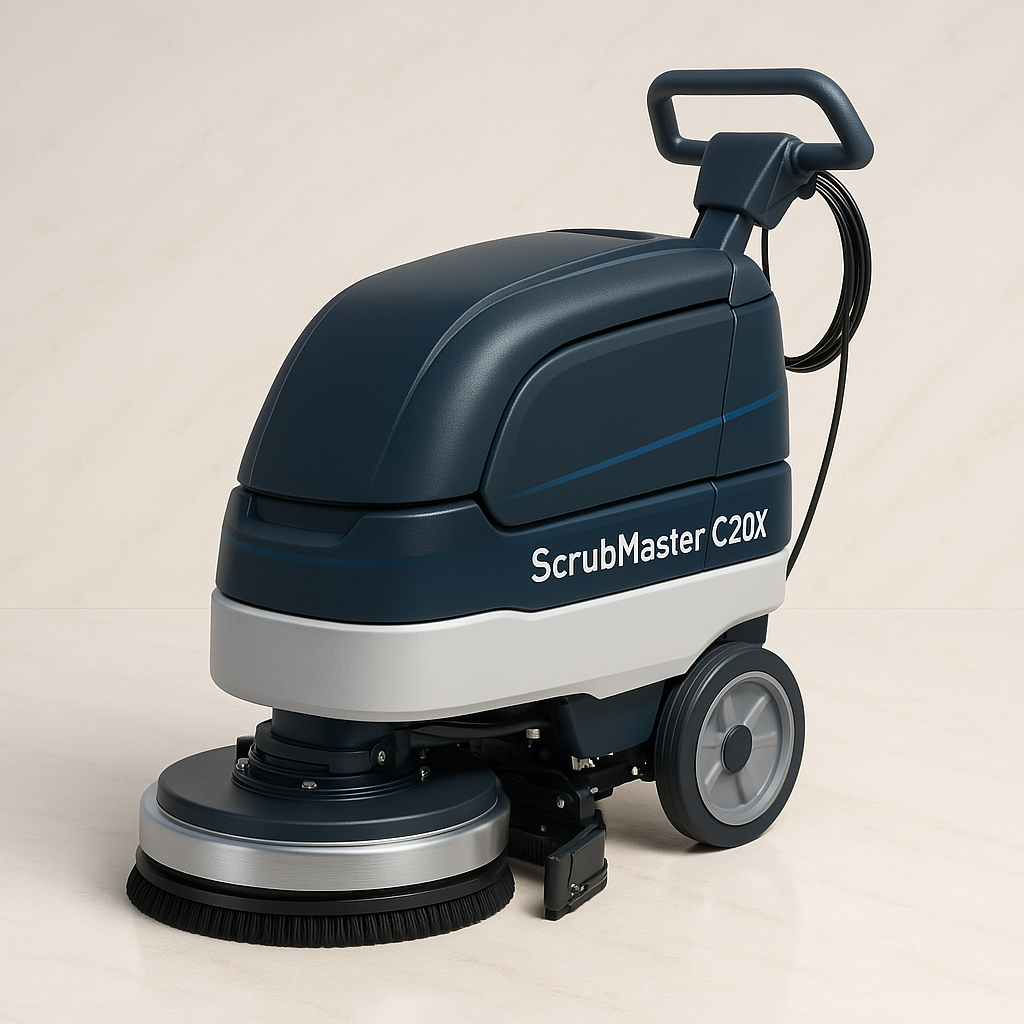 ScrubMaster C20X – Powerful Corded Floor Scrubber for Commercial &amp; Industrial Spaces
